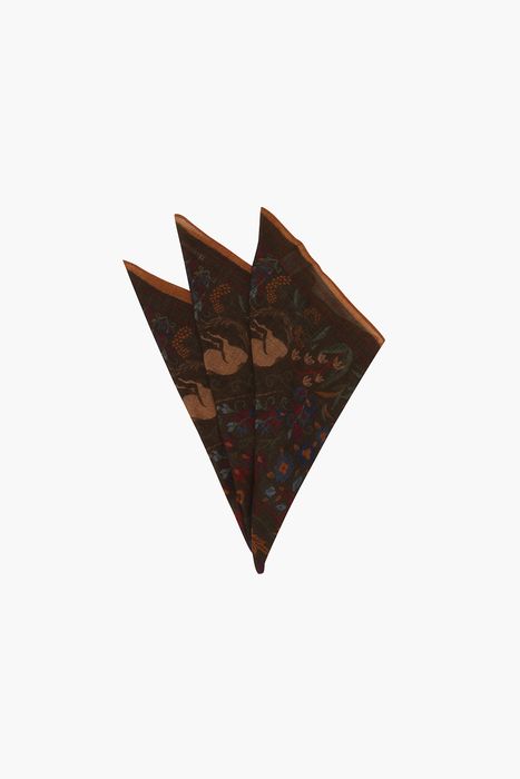 UNICORN 울 시누아즈리 패턴 스카프 BED140802